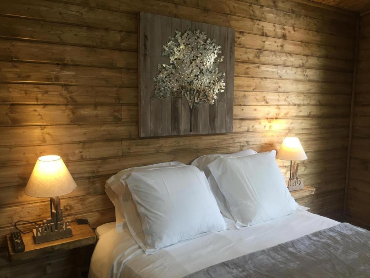 Gites Les Chalets Vezzani Spa Exterior foto