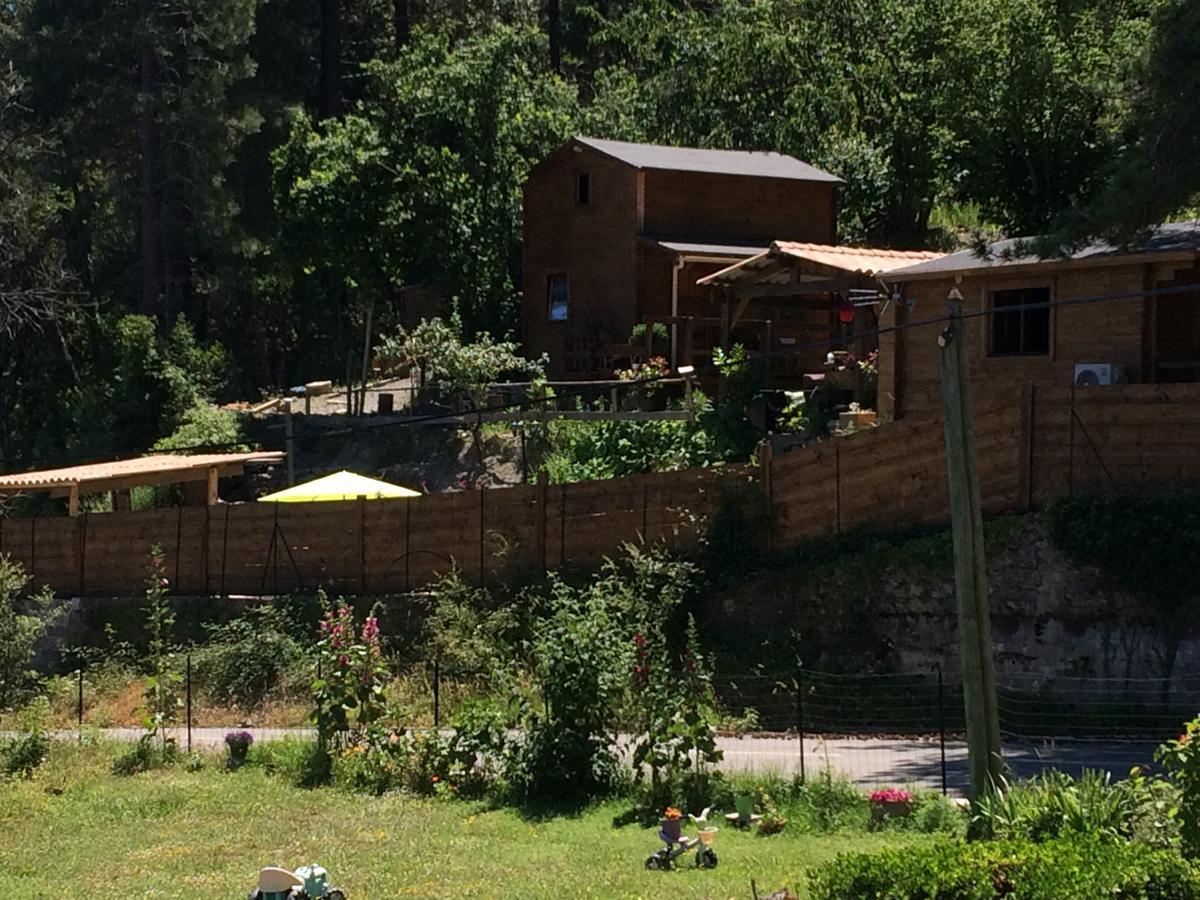 Gites Les Chalets Vezzani Spa Exterior foto